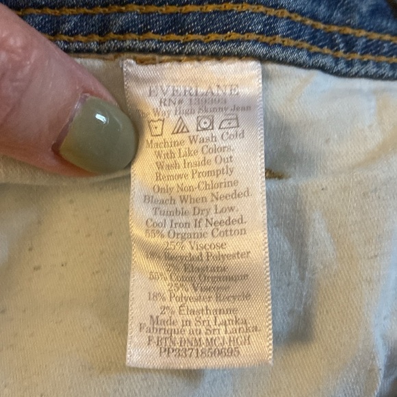 Everlane The Way High Clean Front Skinny Jean in size 33, good condition - Picture 13 of 13